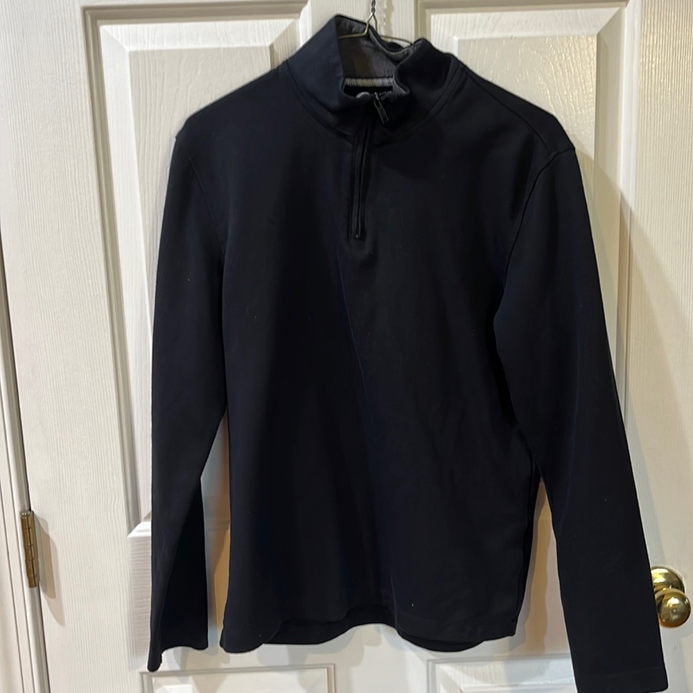 Alfani quarter zip black